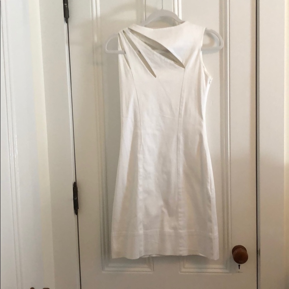 Gretchen Scott white cut out dress